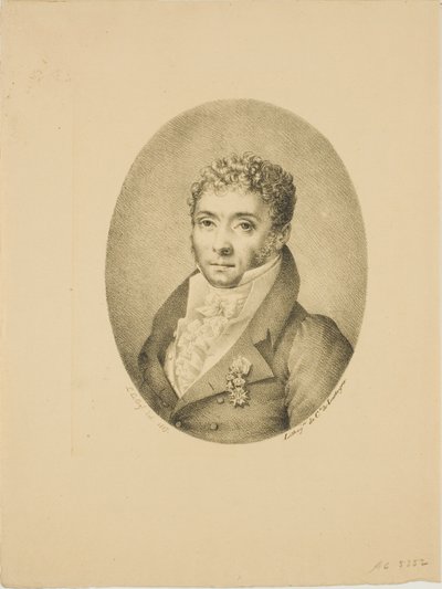 Portret van een Man door Jacques Louis Constant Le Cerf
