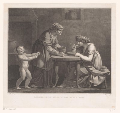 Bespotting van Ceres door Jacques Louis Copia