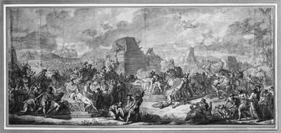Begrafenis van Patroclus door Jacques Louis David