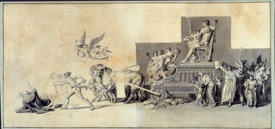 De triomf van het Franse volk door Jacques Louis David