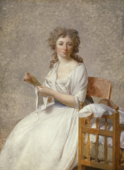 Madame de Pastoret en haar zoon door Jacques Louis David