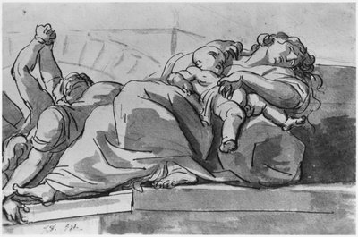 Pestepisode door Jacques Louis David