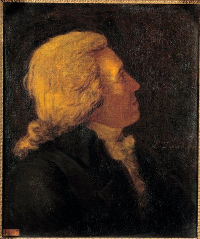 Portret van Bertrand Barere de Vieuzac (1755-1841), lid van het Comité de Salut Public door Jacques Louis David