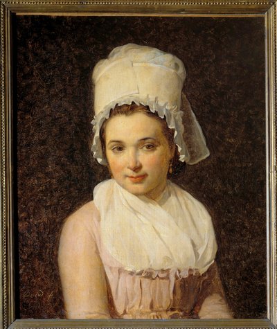 Portret van Catherine Marie Tallard (1772-1825), vrouw van Francois Lamy, burgemeester van Sougeres in de Yonne door Jacques Louis David