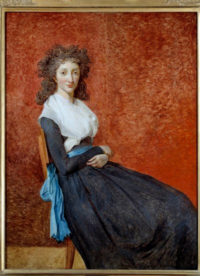 Portret van Madame Charles Louis Trudaine (1769-1802) door Jacques Louis David