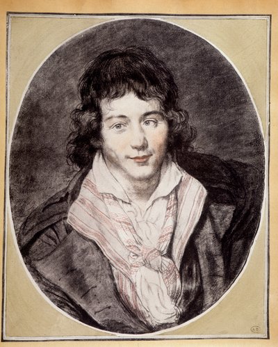 Zelfportret, door Jacques-Louis David door Jacques Louis David