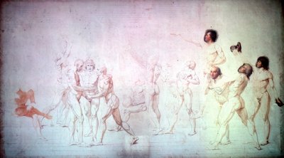 De Eed in de Tennisbaan, 1791 door Jacques Louis David