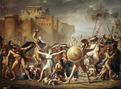 De Schaking van de Sabijnse Vrouwen door Jacques Louis David