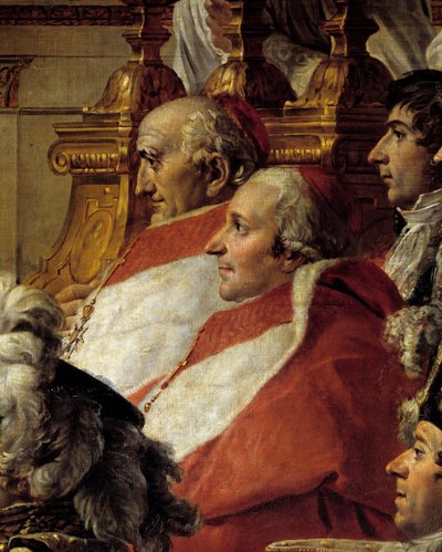 De Rite van Napoleon (detail) door Jacques Louis David