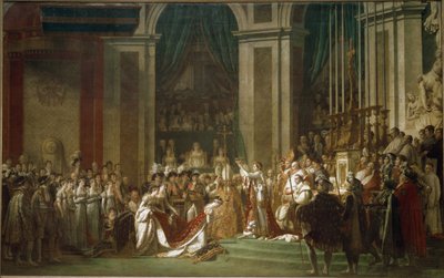 De wijding van keizer Napoleon I en de kroning van keizerin Josephine door Jacques Louis David