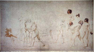 De eed van het palmspel (20 juni) door Jacques Louis David