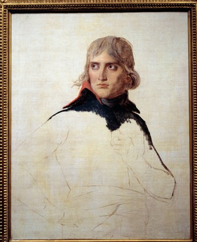 Onafgewerkt portret van Napoleon Bonaparte als generaal door Jacques Louis David