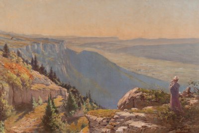 Het Vercors-plateau (gezien vanaf Les Ramées) door Jacques Louis Gay