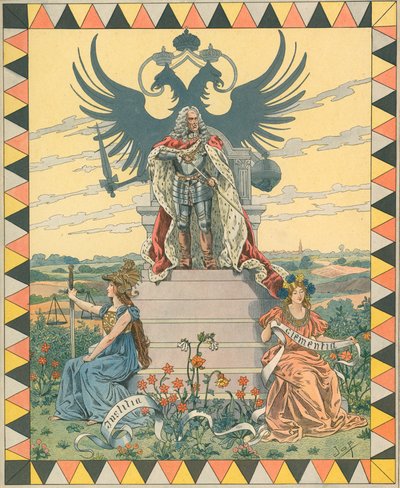 Oostenrijk - Nationaal volkslied door Jacques Marie Gaston Onfray de Breville (Job)