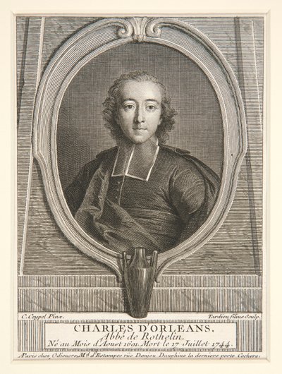 Portret van Charles d door Jacques Nicolas Tardieu