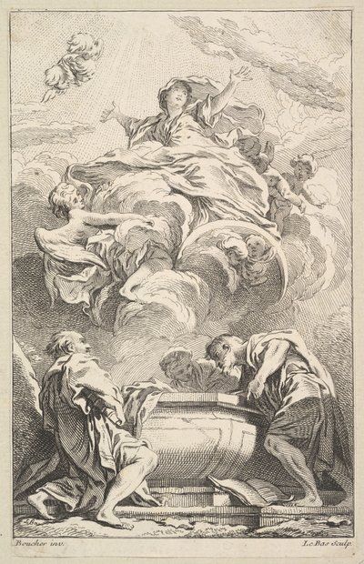 De Hemelvaart door Jacques Philippe Le Bas