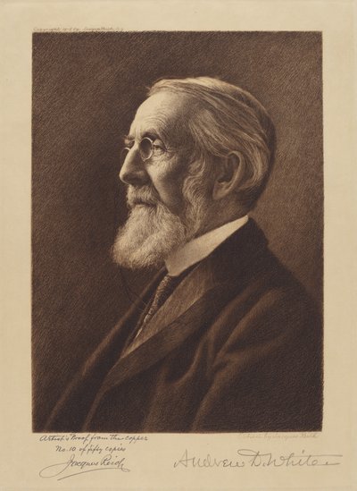 Andrew D. White door Jacques Reich