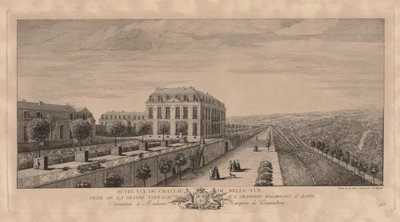 Kasteel Bellevue door Jacques Rigaud