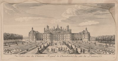 Chateau Chambord vanuit de tuinen door Jacques Rigaud