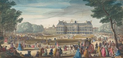 Het Palais du Luxembourg in Parijs, gezien vanuit de tuin door Jacques Rigaud