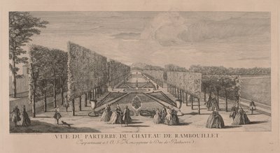 Bloementuin van Chateau Rambouillet door Jacques Rigaud
