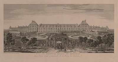 Het Koninklijk Ziekenhuis van Bicetre door Jacques Rigaud