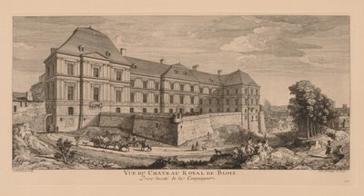 Vue du Château royal de Blois, prise du côté de la campagne door Jacques Rigaud