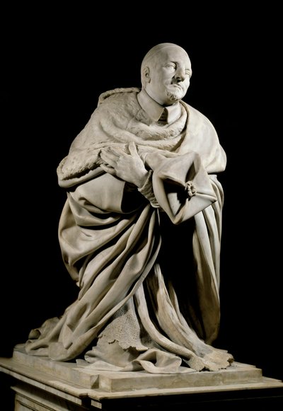 Monument ter ere van Kardinaal Pierre de Berulle (1575-1629) door Jacques Sarazin
