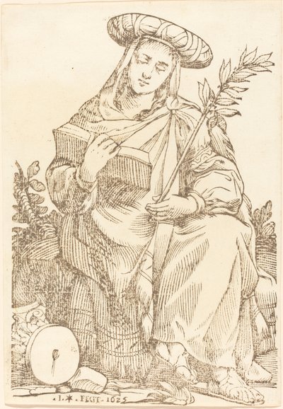 Sibylla Libyca door Jacques Stella