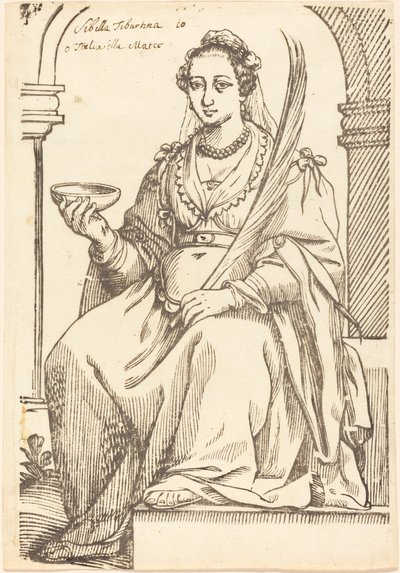 Sibylla Tiburtina door Jacques Stella