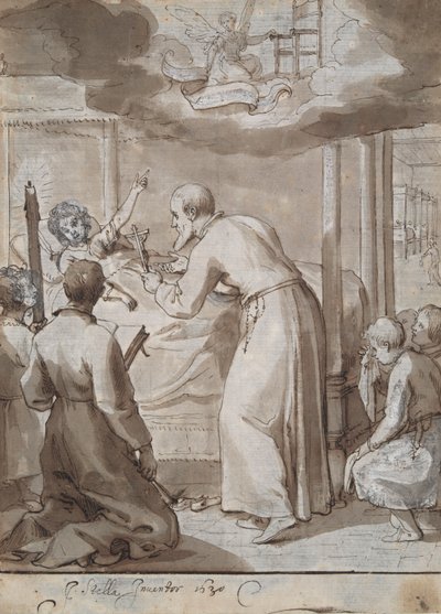 St. Philip bezoekt een ziekenhuis door Jacques Stella