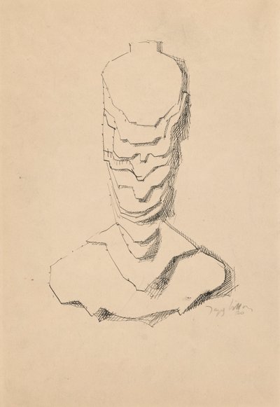 Abstracte constructie (Baudelaire) door Jacques Villon