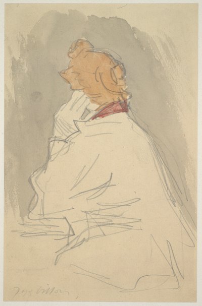 Zittende Vrouw door Jacques Villon