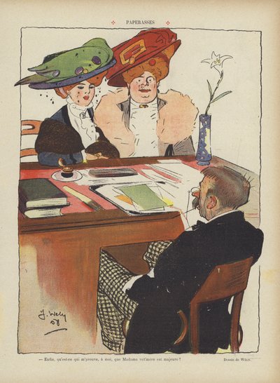 Illustratie voor Le Rire door Jacques Wely