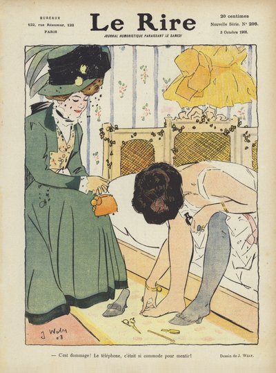 Illustratie voor Le Rire door Jacques Wely