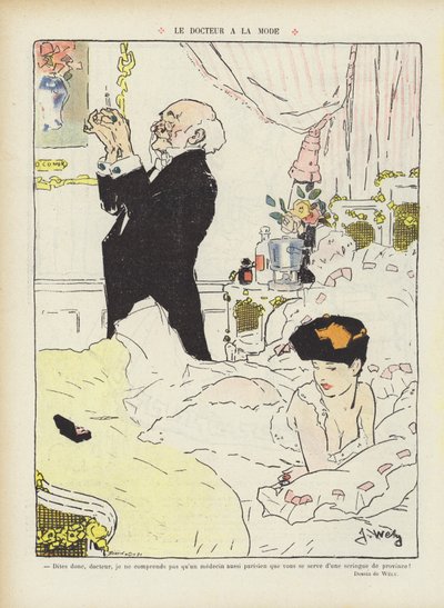 Illustratie voor Le Rire door Jacques Wely
