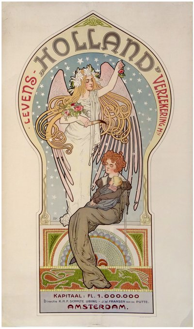 Holland Levensverzekering, ca. 1910 door Jacques Zon