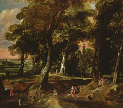 Diana de jageres door Jacques d Arthois