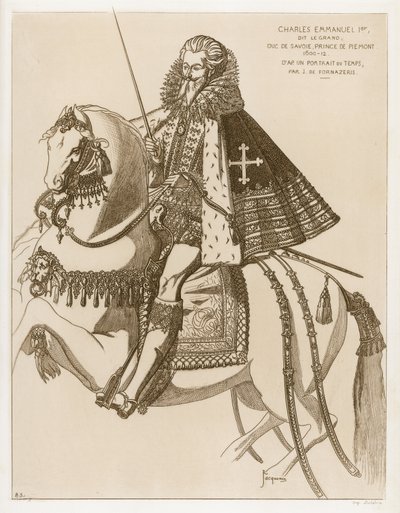 Karel Emanuel I door Jacques de Fornazeris