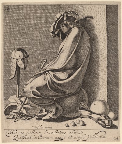 Mars slaapt door Jacques de Gheyn III