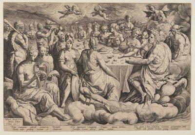 Banket van de Goden door Jacques de Gheyn II