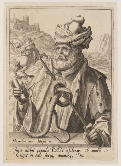 Dan, uit De twaalf zonen van Jacob door Jacques de Gheyn II