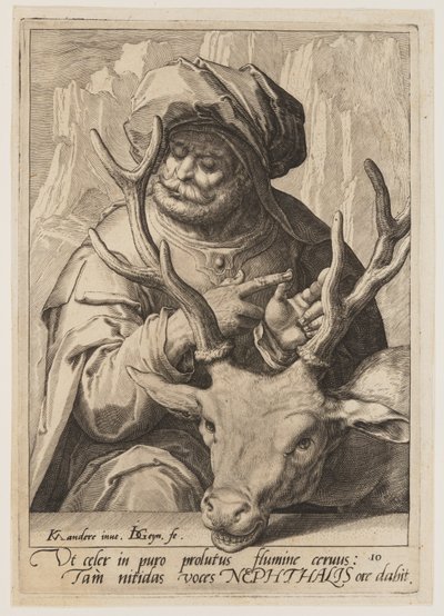 Naftali, uit De twaalf zonen van Jakob door Jacques de Gheyn II