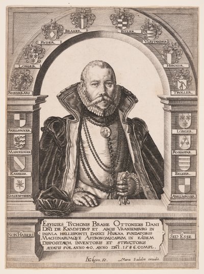 Tycho Brahe, astronoom door Jacques de Gheyn II