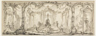Ontwerp voor een Sierdecoratie door Jacques de Lajoüe