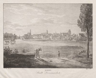 Beieren, Stad Donauwörth door Jakob Alt
