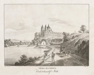 Neder-Oostenrijk, Benedictijnerklooster Melk door Jakob Alt
