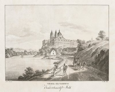 Nieder-Österreich, Benedictijnerklooster Melk door Jakob Alt