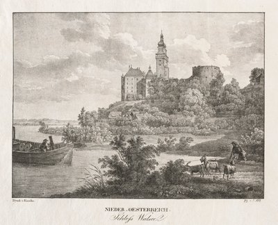 Neder-Oostenrijk, Kasteel Walseel door Jakob Alt