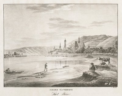 Nieder-Österreich, Stadt Stein door Jakob Alt